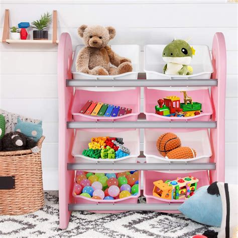 Potby Kids Toy Storage Organizer 4 Layer Children Play