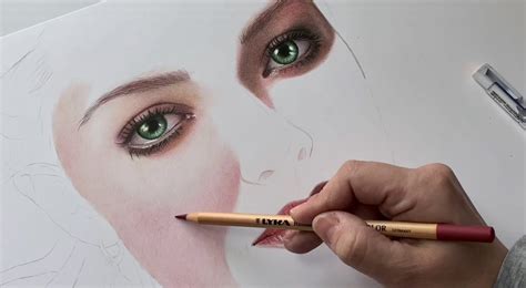 How To Color Skin With Colored Pencils Step By Step Canvas Jelly