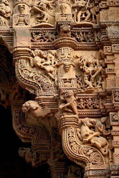 Temple Art Work Ancient Architecture Stone Carving Indian