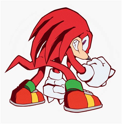 Knuckles The Echidna Sonic Channel HD Png Download Kindpng