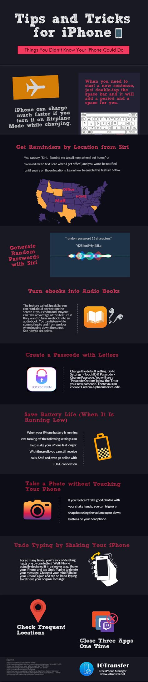 Infographic 10 Important New Tips And Tricks For Iphone