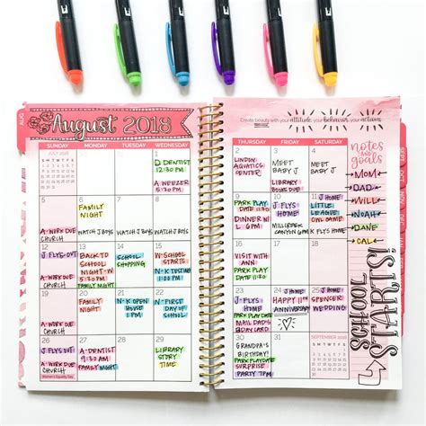 4 Tips For Getting Organized With Bloom Daily Planners Tombow Usa