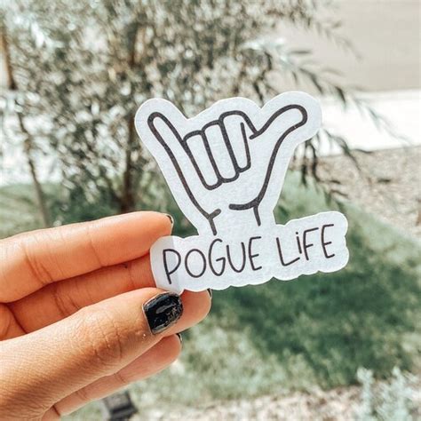 Waterproof P4l Sticker Outer Banks Sticker Pogue For Life Etsy