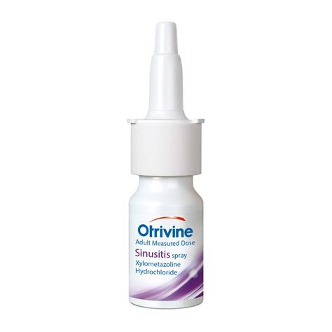 Otrivine Sinusitis Relief Nasal Spray Blocked Nose Congestion Relief Spray 10 Ml Buy Online
