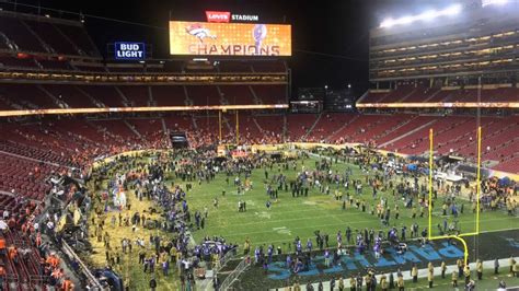 Photos Super Bowl 50 Postgame Celebration At Levis Stadium Abc7 San