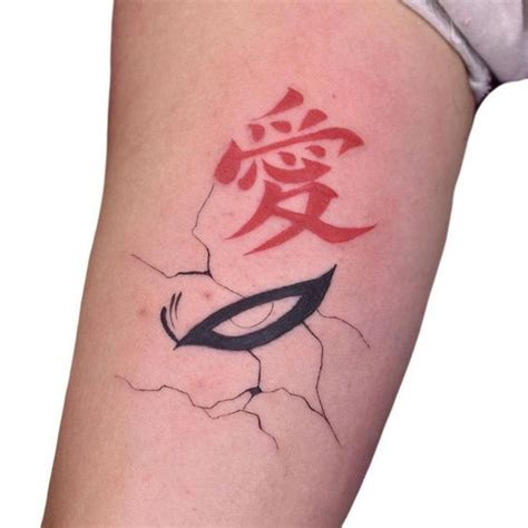 Gaara Kanji Tattoo The Symbol Of Love In Ink