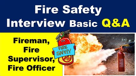Fire Safety Interview Questions Answers In Hindi Fireman Interview