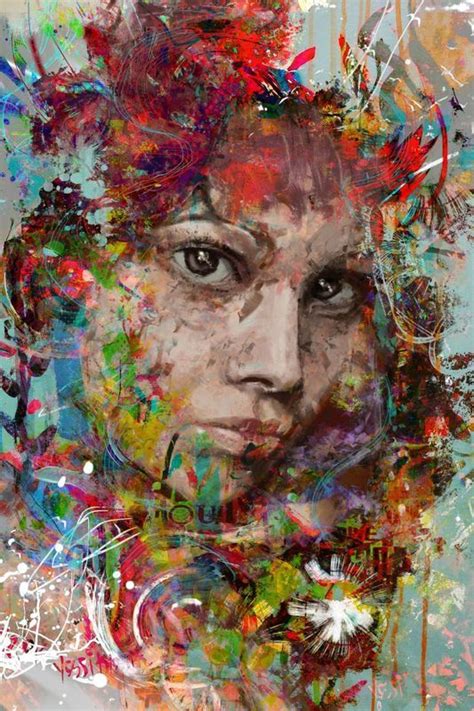 To Observ By Yossi Kotler Acrylic Painting On Canvas Subject
