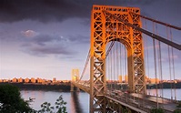 Sfondi : George Washington Bridge, New Jersey, Stati Uniti d'America ...