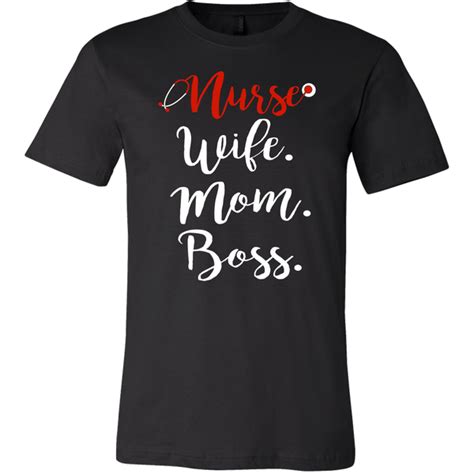 Nurse Wife Mom Boss Shirt Nurse Shirt Dashing Tee