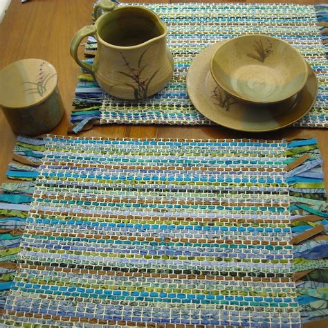 Fabric Fascination Rustic Handwoven Placemats