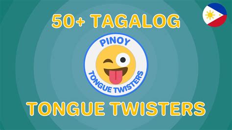 Pinoy Tagalog Filipino Tongue Twisters Complete Youtube