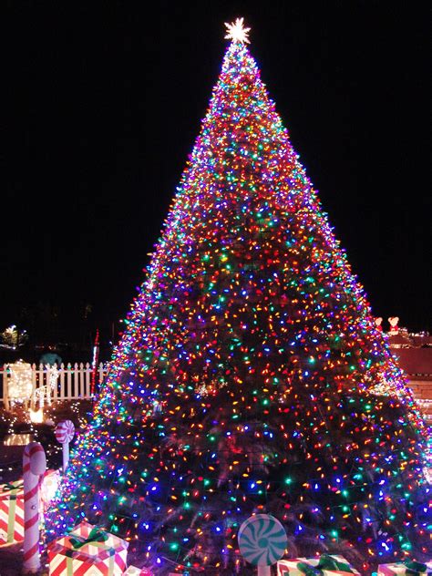 11 Awesome And Dazzling Christmas Tree Lights Ideas