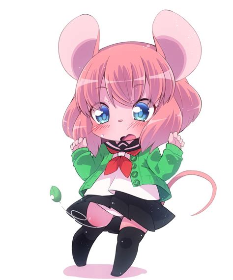 Mouse Girl Original Drawn By Yuukiyuyuki000 Danbooru