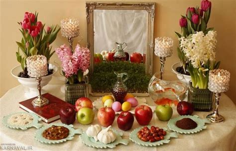 Persian New Year Nowruz Ceremony And Haft Seen