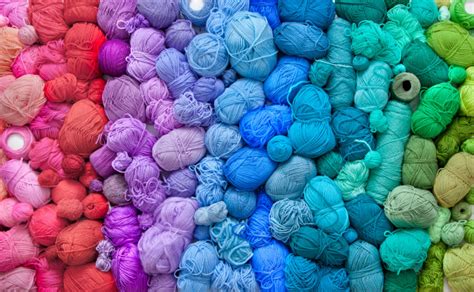 Premium Photo Many Colorful Balls Of Wool And Cotton Yarns