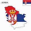 Serbia Flag Map and Meaning | Mappr