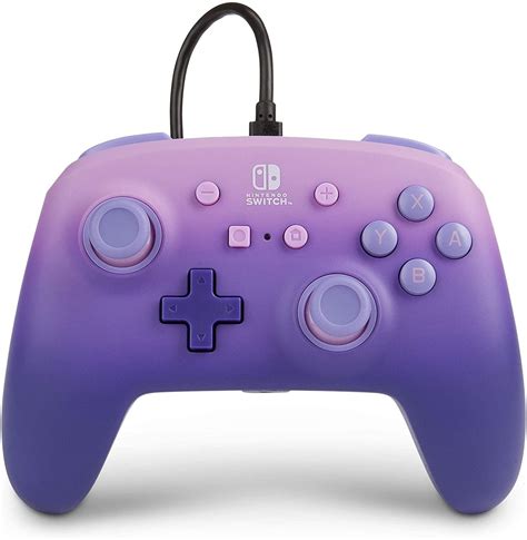 Powera Nintendo Switch Enhanced Wired Controller Fantasy Purple Au