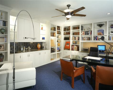 Westlake Mid Century Modern Study Modern Home Office