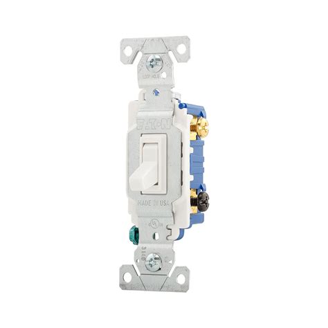 Cooper 7728w Box Switch Decorator Combination Spsp 15a 120277v White
