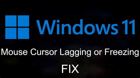 How To Fix Mouse Cursor Lagging Or Freezing In Windows Youtube