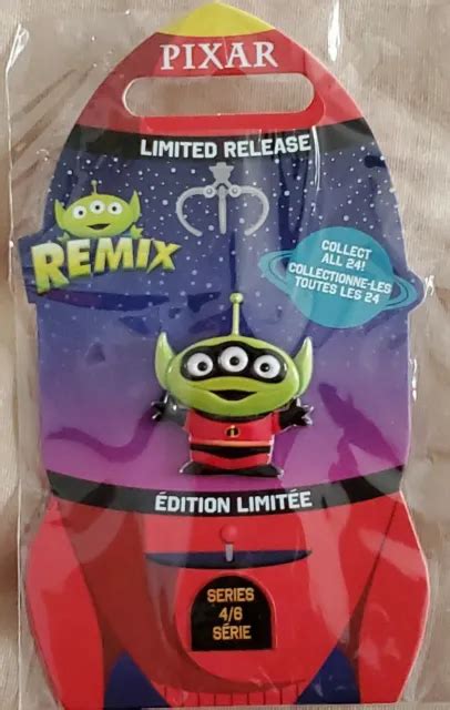 Disney Toy Story Alien Pixar Remix Mr Incredible Pin Limited Release