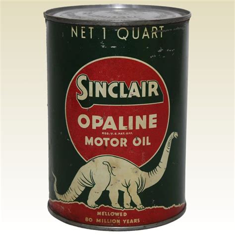 Circa 1930s 1 Quart Sinclair Opaline Motor Oil Can In 2021 Vintage