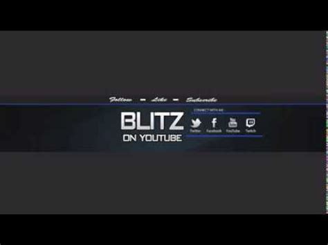 FREE OneChannel Banner (PSD Template) - YouTube