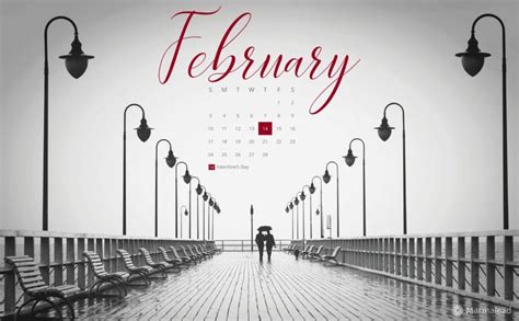 Let's make this february more colorful! February 2019 Free Desktop Calendar/Wallpaper from Marmalead
