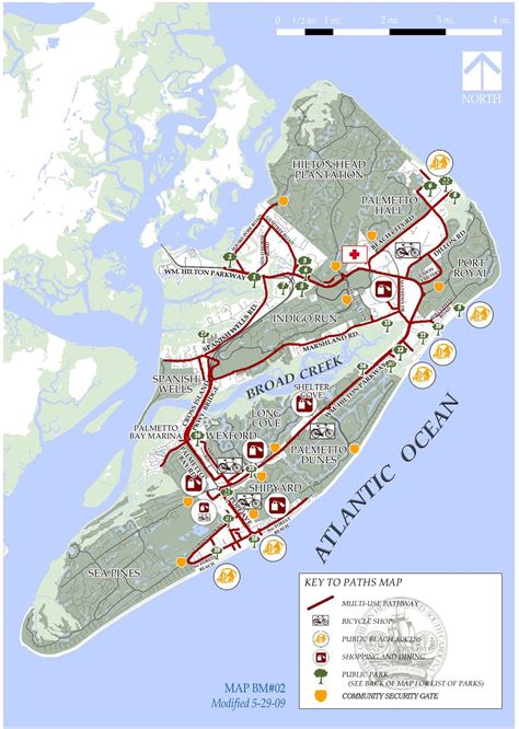 Sea Pines Bicycle Trail Map