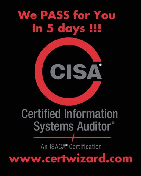 Get Isaca Cisa Certification In 5 Days With Certwizard Flickr