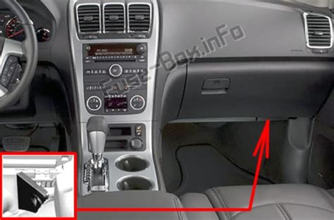 After fueling car won't start correctly, have to shut off and then it starts. Fuse Box Diagram GMC Acadia (2007-2016)