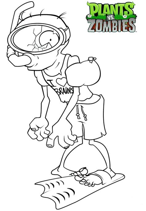 With a line art of picture that you like you. Plants vs Zombies Coloring Pages | Halloween coloring pages, Plants vs zombies, Coloring pages
