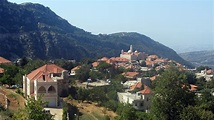 The Northern Village of Douma, High Up in the Lebanon Mountains ...