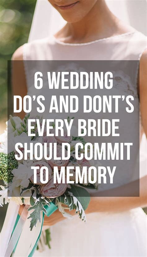Heres The Truth About 6 Major Wedding Dos And Donts Find Out More On