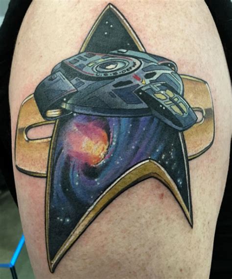 I love that it's on her foot. 62+ Star Trek Tattoos And Ideas