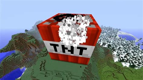 Minecraft How To Build A Giant TNT Explosion YouTube