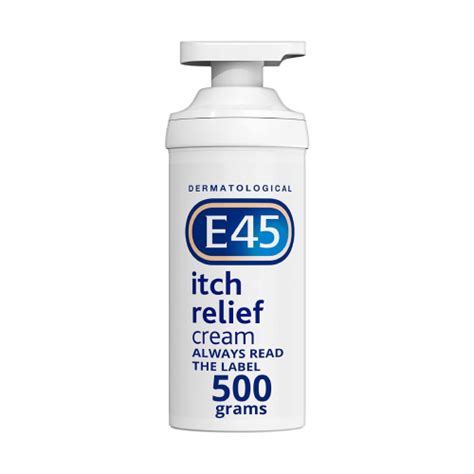 E45 Itch Relief Cream 500g Body Moisturiser Chemist 4 U