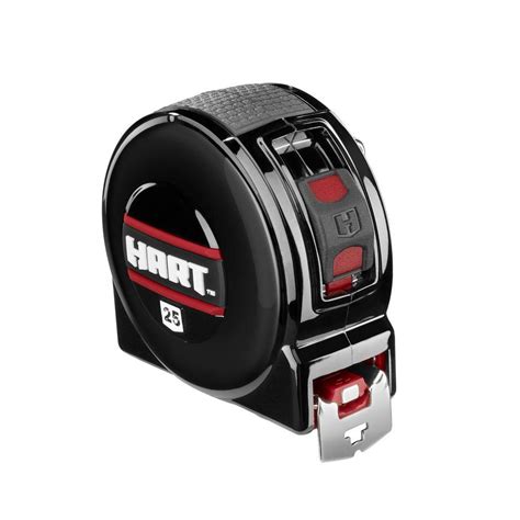 Hart Ft Tape Measure With Blade Brake Htm The Home Depot