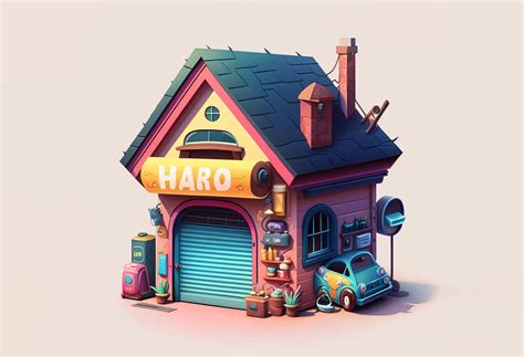 Garage Kawaii Graphic Graphic By Poster Boutique · Creative Fabrica