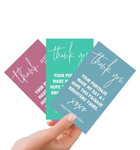 What Size Is A Standard Thank You Card
