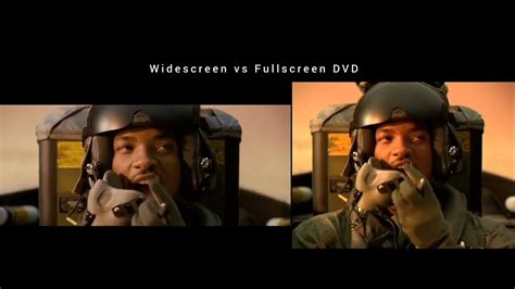 Independence Day 1996 Widescreen Vs Fullscreen Dvd Aspect Ratio