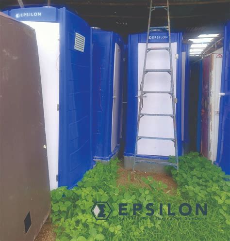 Epsilon Blue And White Porta Potty For Toilet Epsilon Enterprise Id