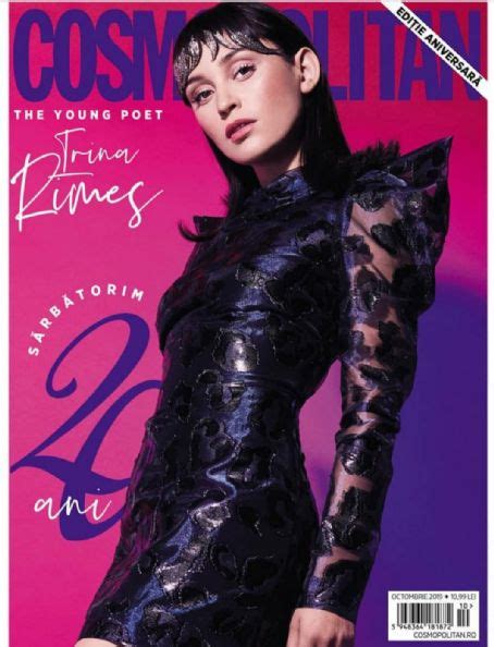 Irina Rimes Cosmopolitan Magazine 05 October 2019 Cover Photo Romania