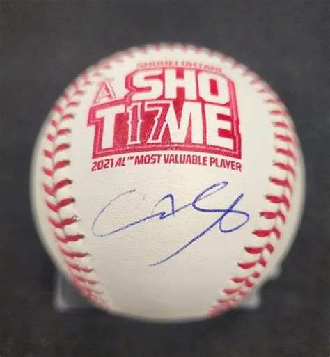Shohei Ohtani Signed 2021 Showtime Mvp Major League Baseball Angels