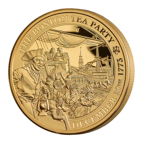 2023 Boston Tea Party 250th Anniversary 1oz Gold Proof Coin The East India Company Collections