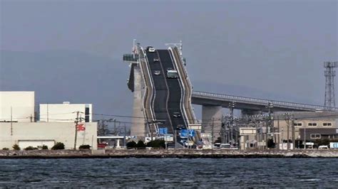 Thats Not A Roller Coaster Its Eshima Ohashi Bridge Of Japan Youtube