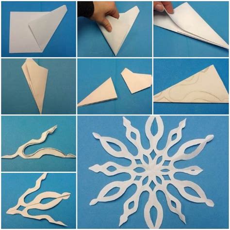 10 Ways To Make 6 Pointed Paper Snowflakes Kids Art And Craft