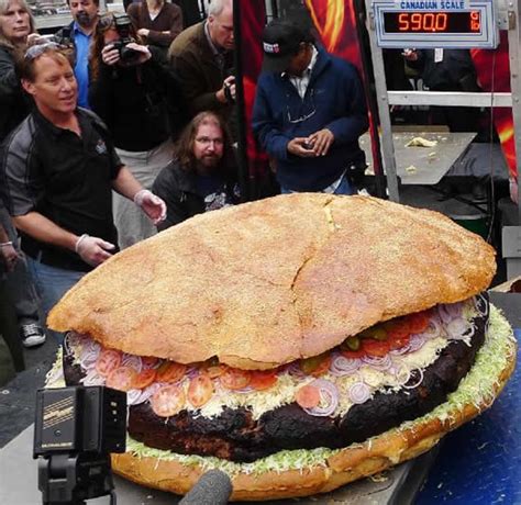 Lets Just Think About It The Biggest Burger In The World