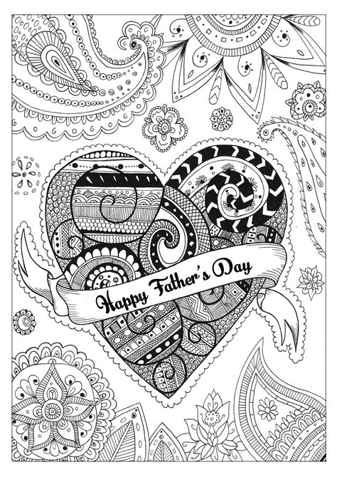 Using the following father's day coloring pages, you can easily help your kid to make a creative, heartwarming, greeting card for their father. Happy fathers day for kids - Happy Fathers day Kids Coloring Pages